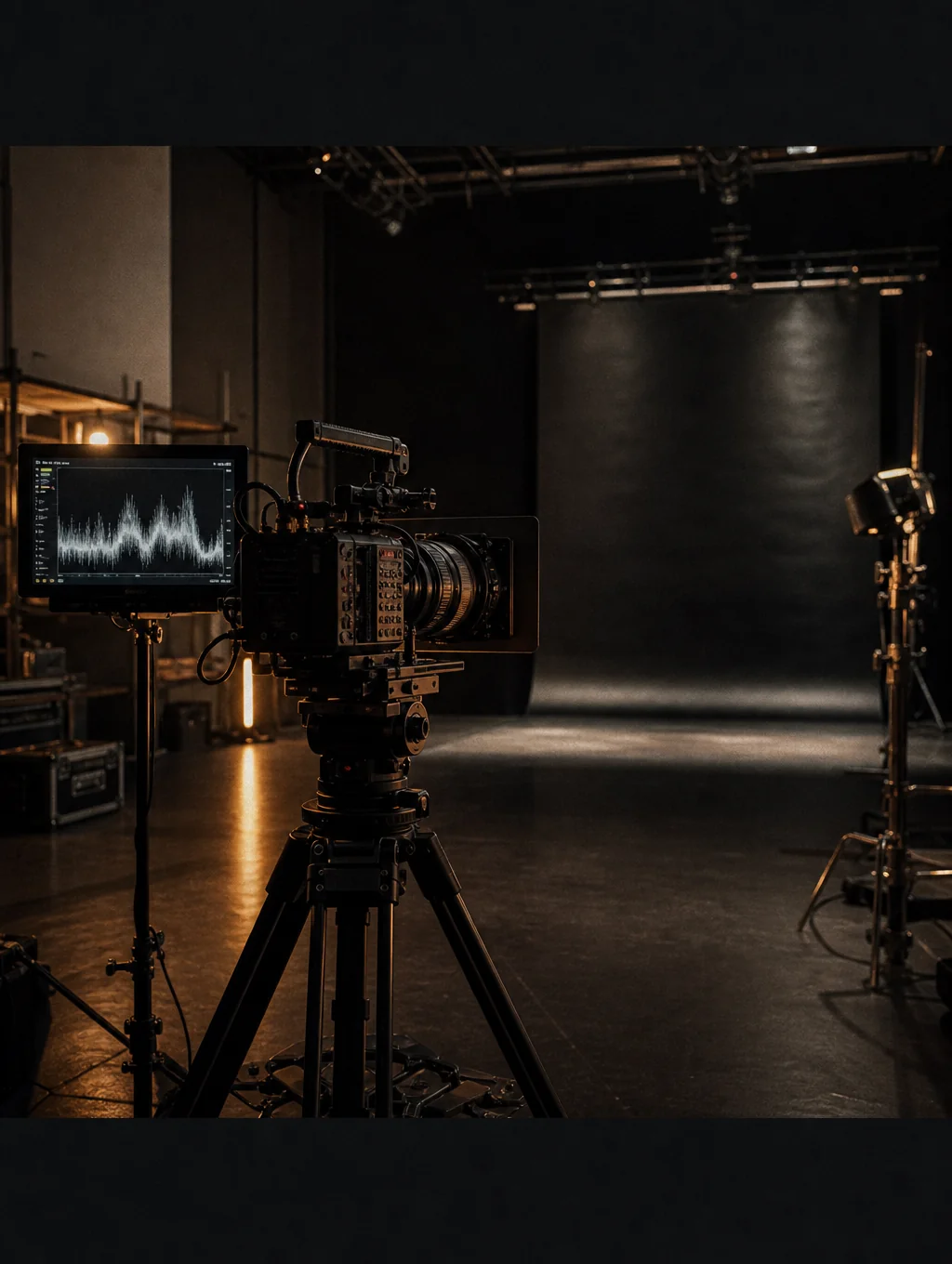 High-end commercial campaign featuring cinematic lighting and bold brand identity